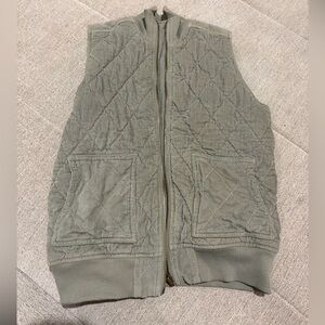 Pehr Corduroy Zip-Up Vest in Sage - 5T